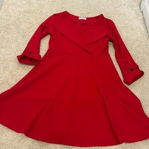 Red dress